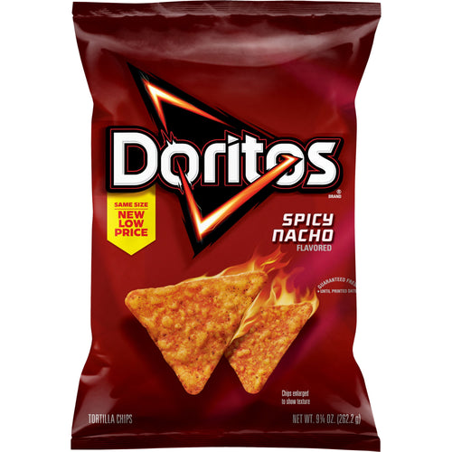 Doritos Spicy Nacho · Totopos · 9.25 oz · bolsa