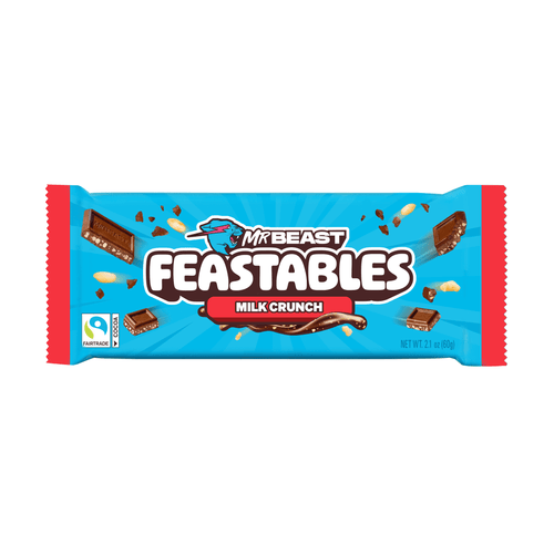 Feastables MrBeast Milk Chocolate Crunch Bar · Chocolate · 2.1 oz