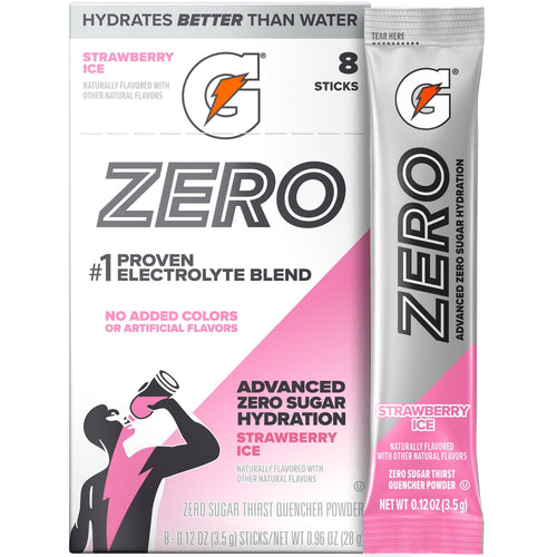 Gatorade Strawberry Ice · Polvo para agua · 0.12 oz