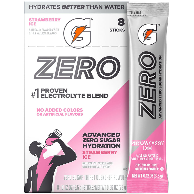 Gatorade Strawberry Ice · Polvo para agua · 0.12 oz