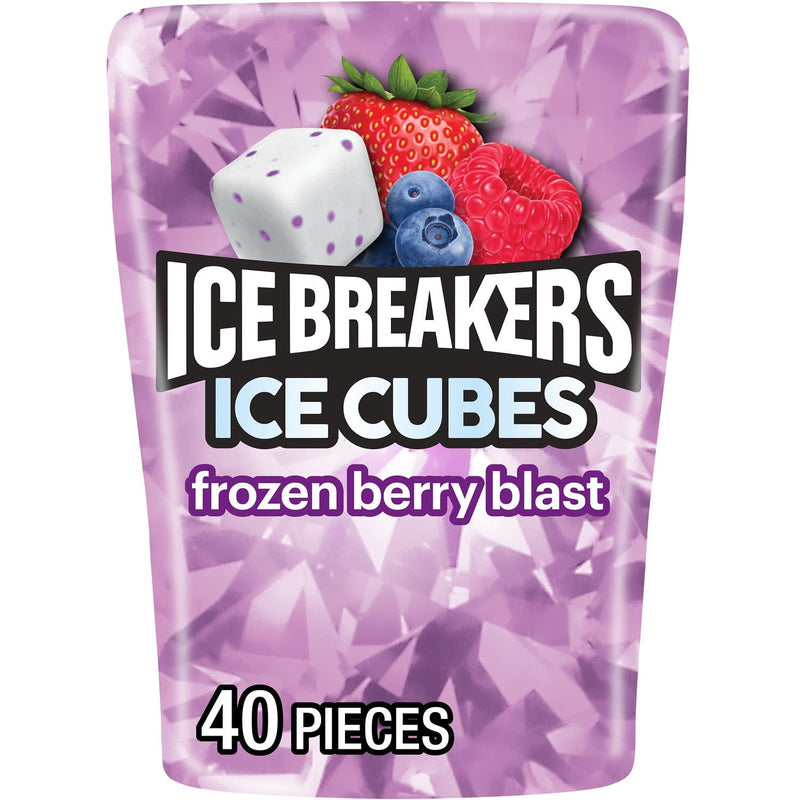Ice Breakers Ice Cubes Frozen Berry Blast · Chicles y mentas · 40 pzas de 3.24 oz