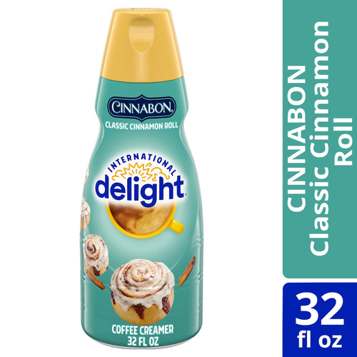 International Delight Cinnabon · Crema para café · 32 fl oz · botella
