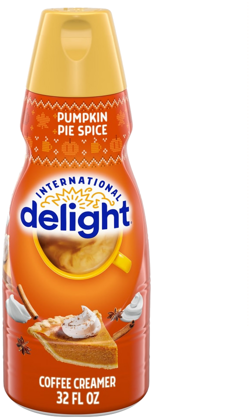 International Delight Pumpkin Pie Spice · Crema para café · 32 fl oz · botella