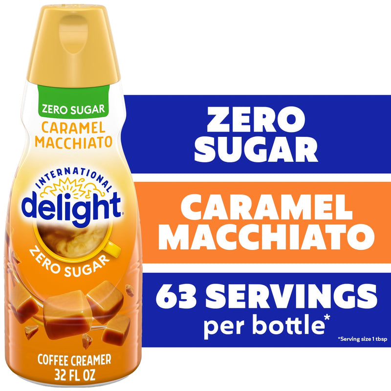 International Delight Caramel Macchiato · Crema para café · 32 fl oz · botella