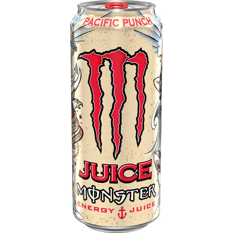 Monster Energy Juice Pacific Punch · Bebida energética · 16 fl oz