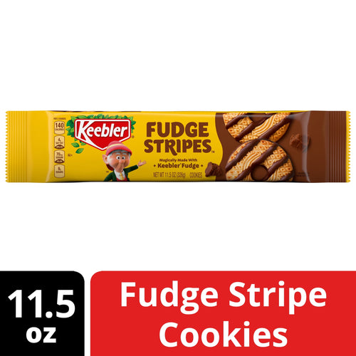 Keebler Fudge Stripes Original Coated in Keebler Fudge · Galletas · 11.5 oz