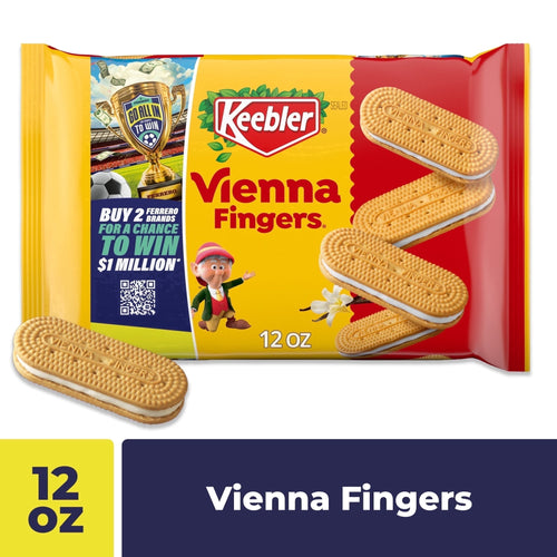Keebler Vienna Fingers with Crème Filling · Galletas · 12 oz