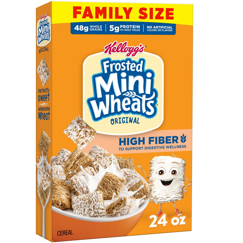 Kellogg's Frosted Mini-Wheats Original · Cereal · 24 oz · tamaño familiar