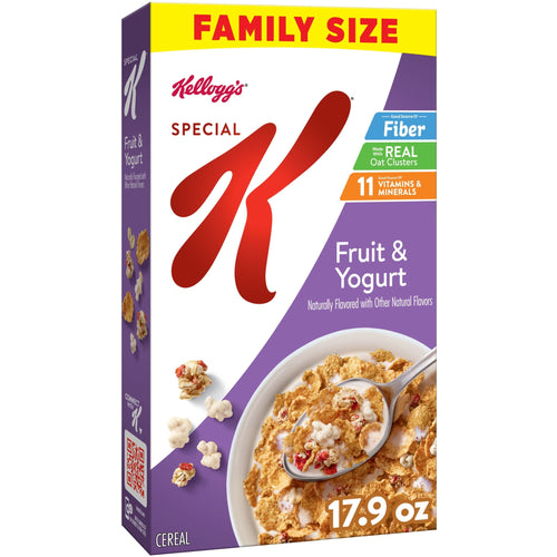Kellogg's Special K Fruit and Yogurt · Cereal · 17.9 oz · tamaño familiar