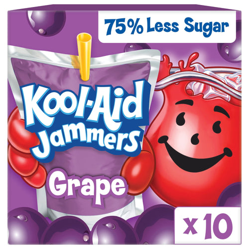Kool-Aid Jammers Drink ent Source of Vitamin · Bebida · 10 sobres de 6 fl oz
