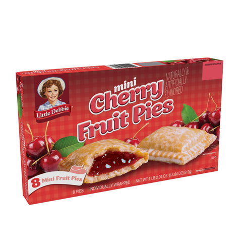Little Debbie Cherry Fruit Pies · Pastelitos · 8 pzas de 18.04 oz