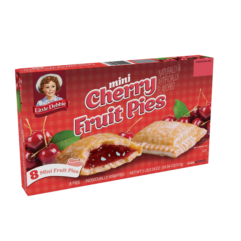 Little Debbie Cherry Fruit Pies · Pastelitos · 8 pzas de 18.04 oz