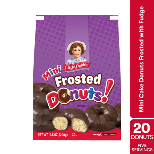 Little Debbie Frosted Mini Donuts · Pastelitos · 10.5 oz