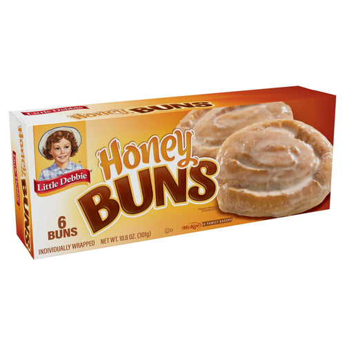 Little Debbie Honey Buns · Pastelitos · 6 pzas de 10.6 oz