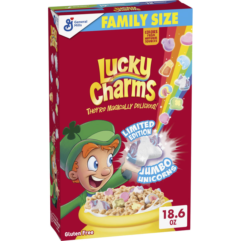 Lucky Charms with Kids · Cereal · 18.6 oz · tamaño familiar