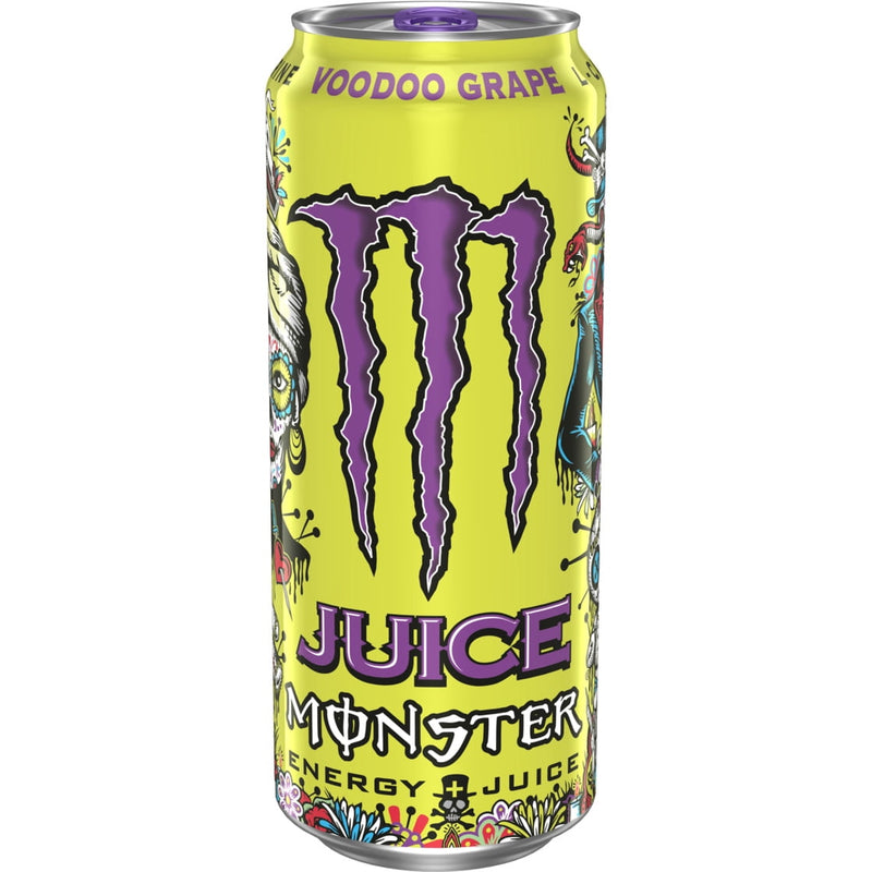 Juice Monster Voodoo Grape · Bebida energética · 16 fl oz · lata