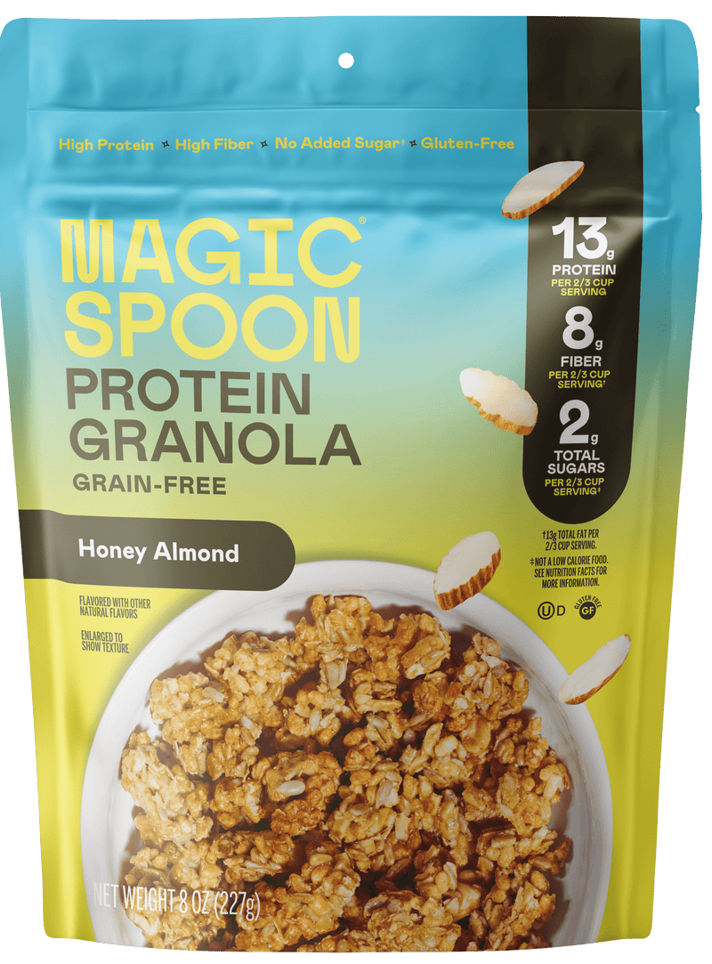 Magic Spoon Grain-Free Honey Almond Protein · Granola · 8 oz · bolsa
