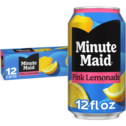 Minute Maid Pink Lemonade · Bebida · 12 latas de 12 fl oz