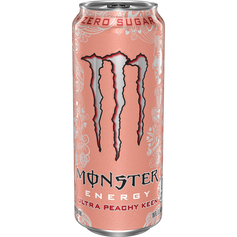 Monster Energy Ultra Peachy Keen · Bebida energética · 16 fl oz