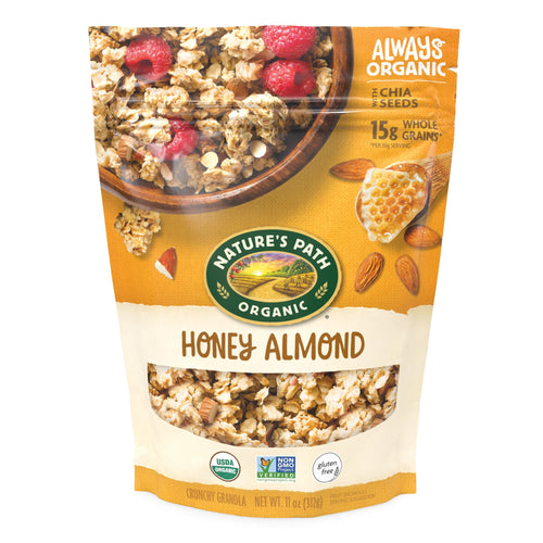 Nature's Path Organic Honey Almond · Granola · 11 oz · sobre