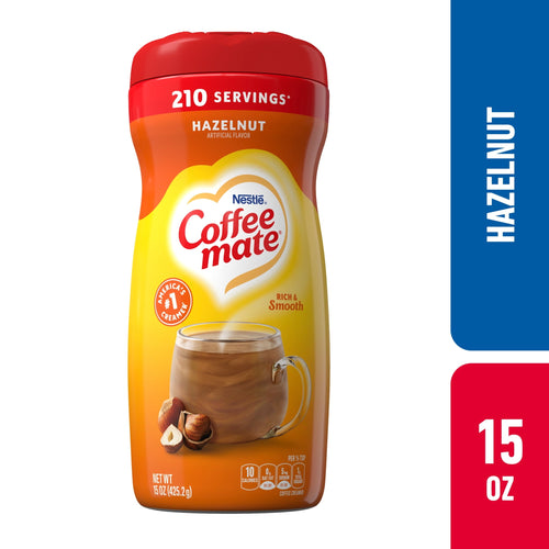 Coffee mate Hazelnut Powder · Crema para café · 15 oz