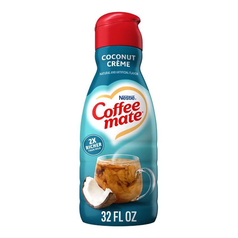 Coffee mate Coconut Creme · Crema para café · 32 fl oz · botella