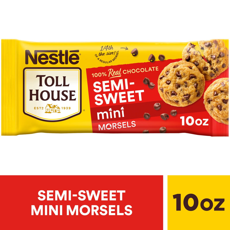 Nestle Toll House Semi Sweet Chocolate Mini Regular Baking · Chocolate · 10 oz · bolsa