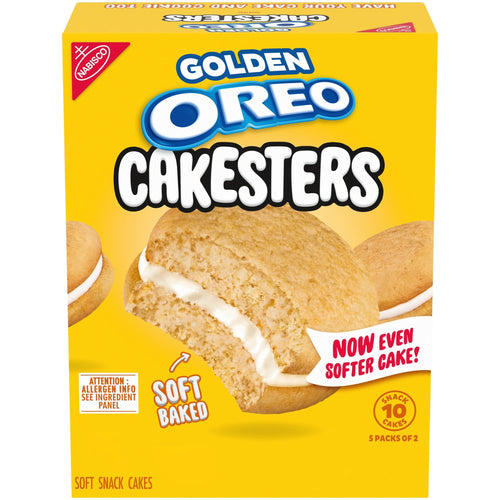 OREO Golden Cakesters Soft Cakes 5 · Galletas · 2.02 oz