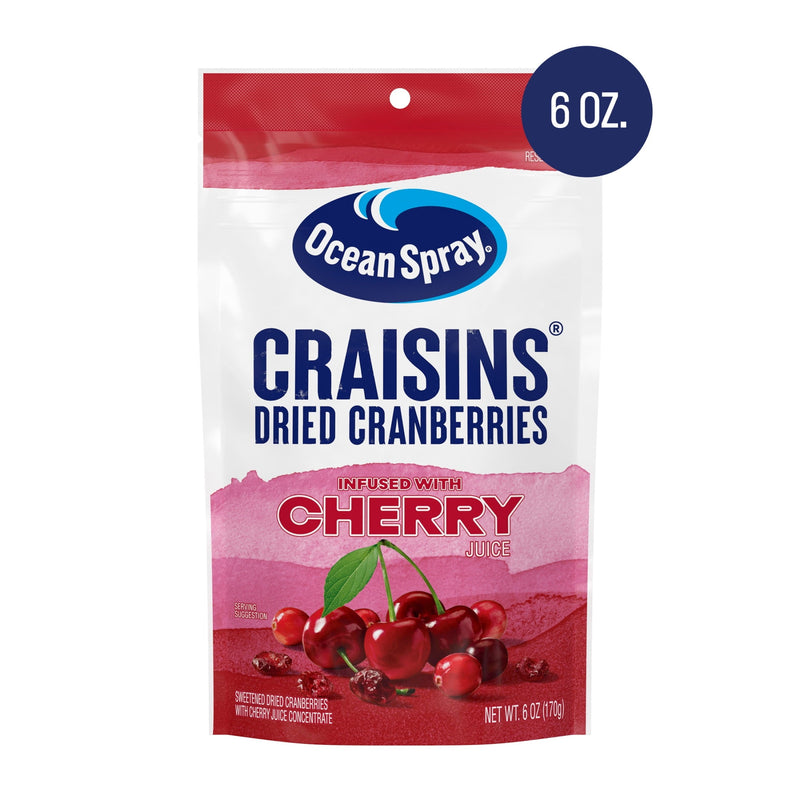 Ocean Spray® Craisins™ Infused with Cherry Juice · Fruta seca · 6 oz