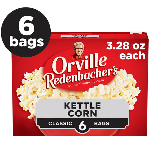 Orville Redenbacher’s Kettle Corn · Palomitas · 6 pzas de 3.3 oz