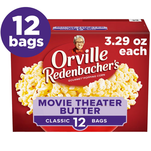 Orville Redenbacher’s Value Size Movie Theater Butter · Palomitas · 12 pzas de 3.29 oz
