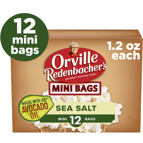 Orville Redenbacher’s Sea Salt With Avocado Oil · Palomitas · 12 pzas de 1.2 oz