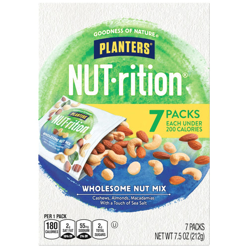 PLANTERS NUT-RITION Wholesome Nut Mix Plant Based Protein · Nueces · 7 pzas