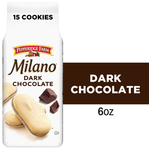 Pepperidge Farm Milano Dark Chocolate · Galletas · 15 galletas de 6 oz