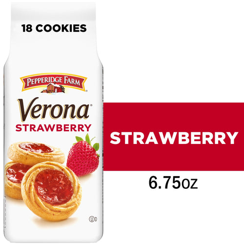 Pepperidge Farm Verona Strawberry Thumbprint · Galletas · 18 galletas de 6.75 oz