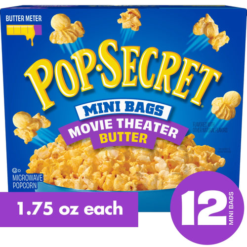 Pop Secret Movie Theater Butter · Palomitas · 12 pzas de 1.75 oz