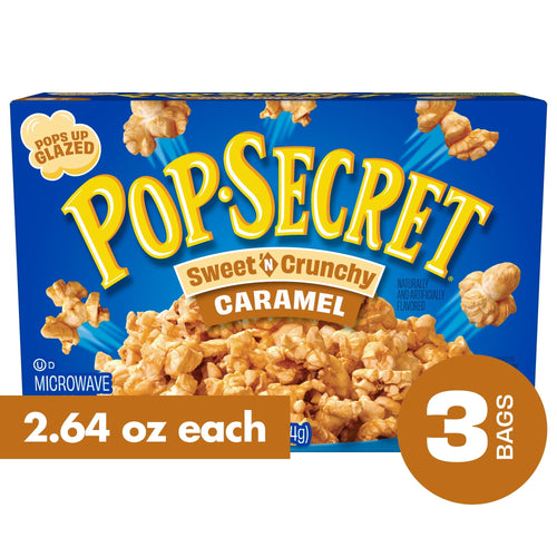 Pop Secret Sweet 'n Caramel · Palomitas · 3 pzas de 2.64 oz