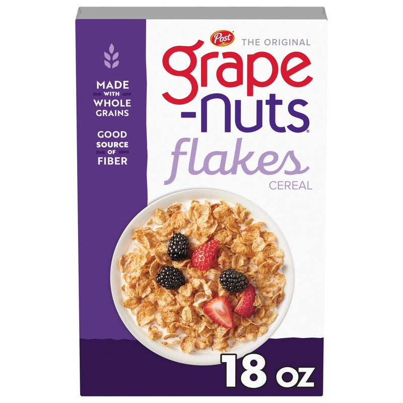 Post Grape Nuts Flakes Low Fat · Desayuno · 18 oz · caja