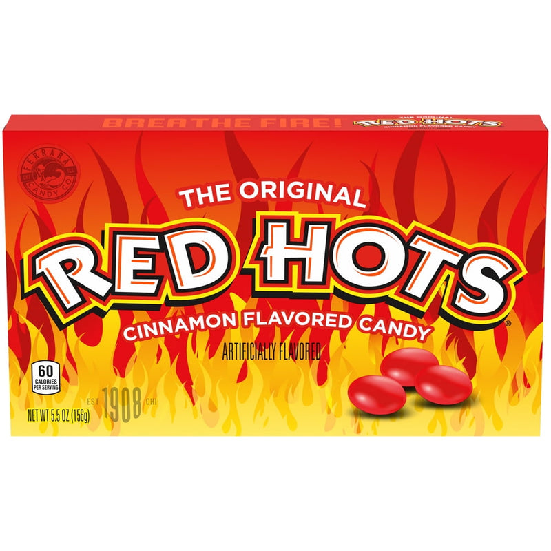 Red Hots Original Cinnamon Theater · Dulce · 5.5 oz · caja