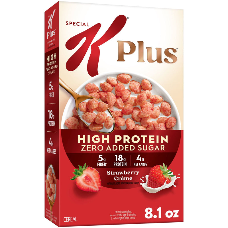 Kellogg's Special K Plus Strawberry Creme High Protein · Cereal · 8.1 oz