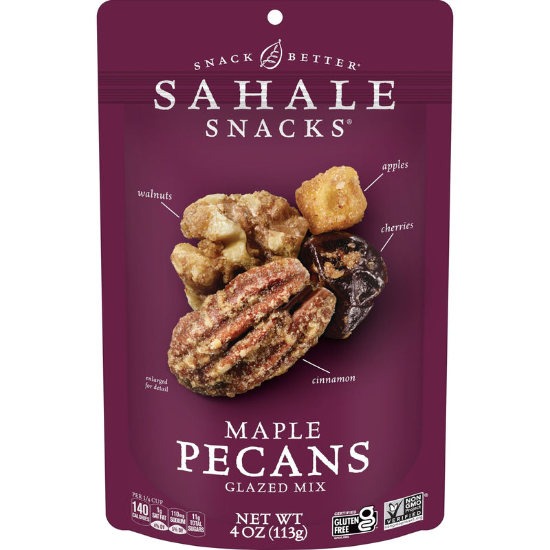 Sahale Maple Pecans Glazed · Nueces · 4 oz · sobre