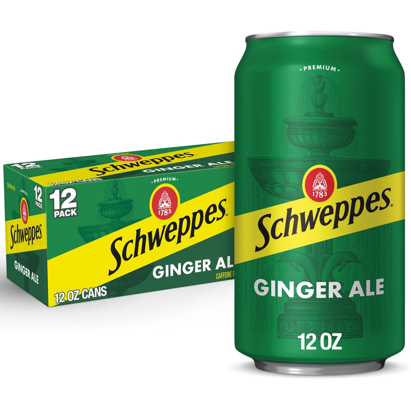 Schweppes Ginger Ale · Refresco · 12 latas de 12 fl oz