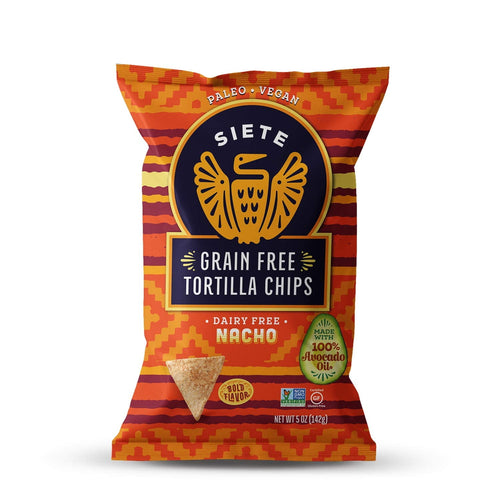 Siete Family Foods Tortilla Chip - Nacho · Totopos · 5 oz · bolsa