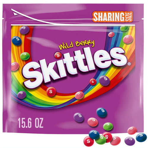 Skittles Wild Berry Sharing Size Fruity · Caramelos · 15.6 oz · bolsa