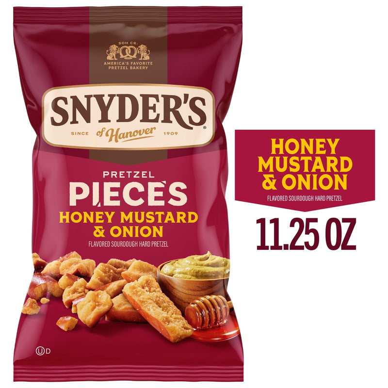 Snyder's of Hanover Honey Mustard & Onion Pretzel Pieces · Pretzels · 11.25 oz · bolsa