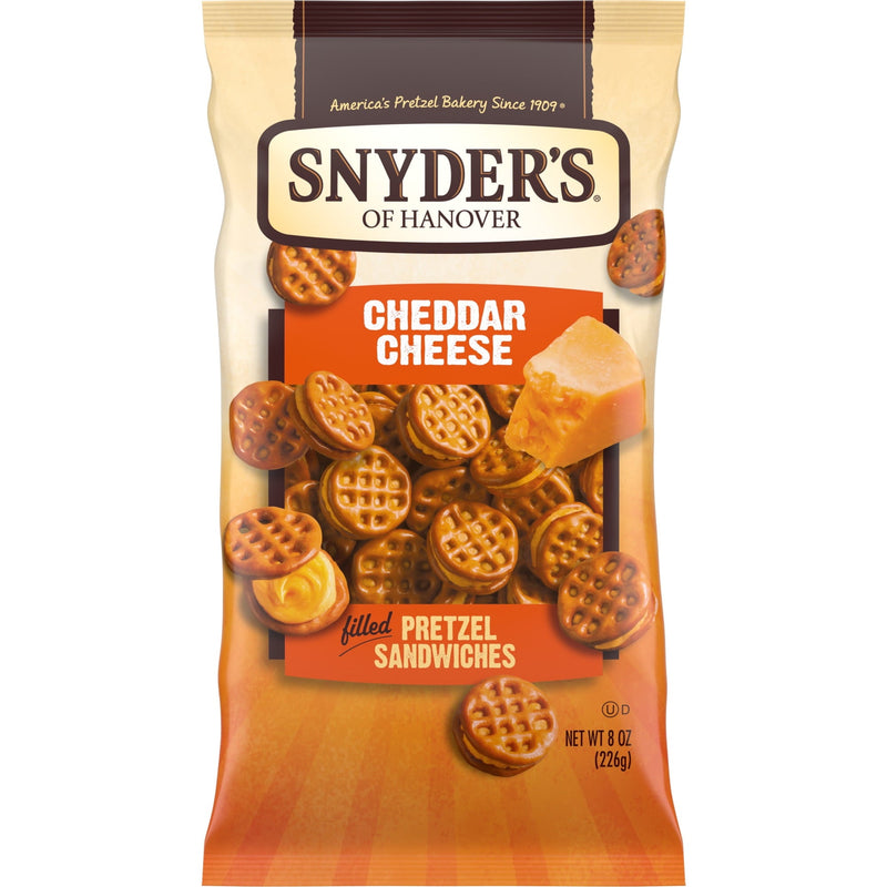 Snyder's of Hanover Cheddar Cheese Filled Pretzel · Pretzels · 8 oz