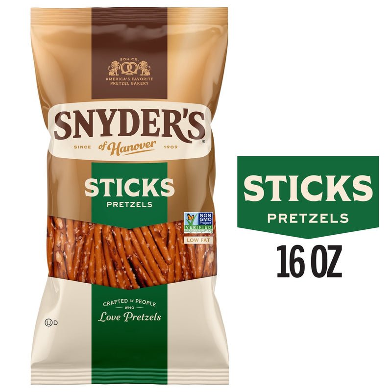 Snyder's of Hanover Sticks · Pretzels · 16 oz · bolsa