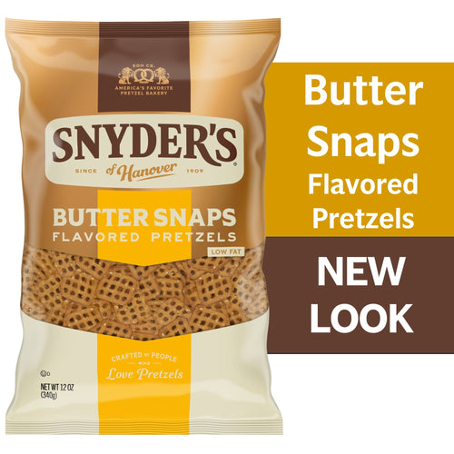 Snyder's of Hanover Butter Snaps · Pretzels · 12 oz · bolsa