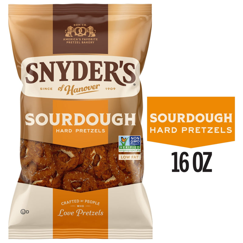 Snyder's of Hanover Sourdough Hard · Pretzels · 16 oz · bolsa