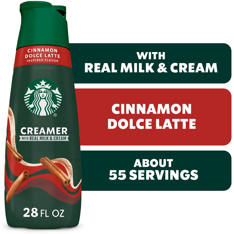 Starbucks Cinnamon Dolce Latte · Crema para café · 28 fl oz · botella